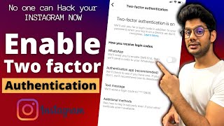 How to Get 8 Digit Backup Code for Instagram without Login  Instagram Two Factor Authentication [upl. by Nhguaved]