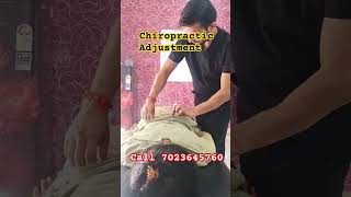 l5s1 lumbar adjustment by chiropractic in india by dr Pankaj Choudhary shortsfeed bangaloreshort [upl. by Nagn482]