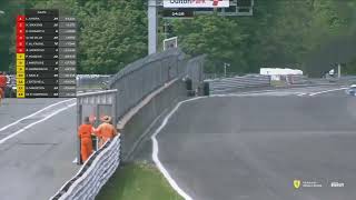 Simmerson and Seale BIG crash in Ferrari Challenge UK [upl. by Andros156]