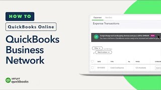 How to use the QuickBooks Business Network [upl. by Ahsac]