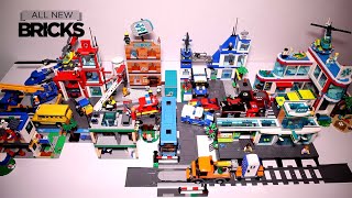 Lego City Road Plate Compilation Speed Build 2022 [upl. by Cilurzo698]