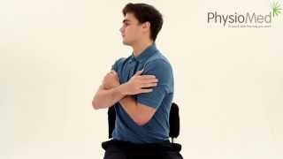 Physio Med  Neck and Upper Back Stretching Exercises Occupational Physiotherapy [upl. by Filipe527]