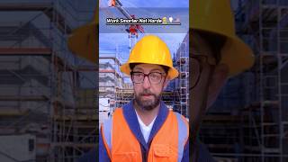 Part 20  work smarter not harde👷💯💡 workers work job smart construction viralvideo shorts [upl. by Bosch]