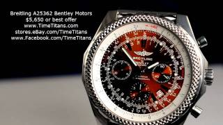 Breitling for Bentley A25362 Bronze Dial 30 Seconds Chrono [upl. by Sakul]