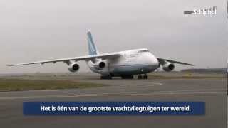 Antonov 124 vervoert unieke vracht vanaf Schiphol [upl. by Ethelred658]