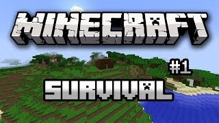 Minecraft Survival Season 1 Ep1 Getting Started [upl. by Collen]