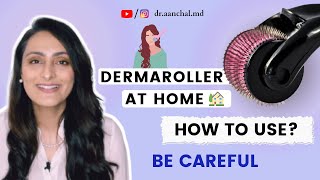 I tried Derma rolling and this is what happened to my face Derma Roller  how to use and benefits [upl. by Mitran3]