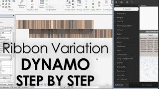 Ribbon Facade Variation in DYNAMO [upl. by Enetsirk]