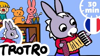 TROTRO  🎺Trotro fait la fête de la musique  🎺  DESSIN ANIME HD  KIDS [upl. by Ahsyekat]