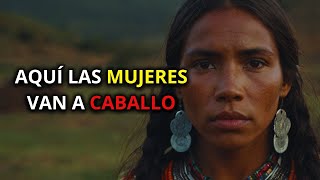 ASÍ VIVEN LAS MUJERES EN KIRGUISTÁN MIRA COMO ELLAS CABALGAN SUS CABALLOS [upl. by Kirre764]