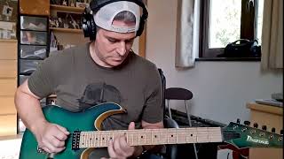 Improvised solo on Ibanez RG652AHMFX loaded with Bareknuckle SILO pickups [upl. by Haroved]