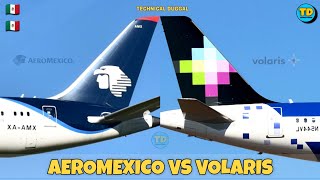 Aeromexico Vs Volaris Comparison 2023 🇲🇽Vs 🇲🇽 [upl. by Nit183]