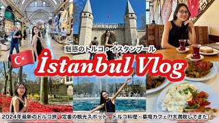 【夫婦でトルコ旅🇹🇷】イスタンブールで絶対行きたい観光大満喫Vlog🕌春のチューリップ祭り🌷トルコ料理🍴墓場のカフェ🫖これからトルコ行く方必見！ [upl. by Birkle]