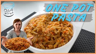 One Pot Pasta nach Olga Art 👩‍🍳  Mit Spitzkohl und Möhren  Einfach amp Lecker [upl. by Telracs]