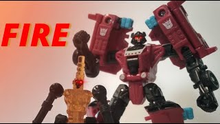 Transformers Power Core Combiners Smolder And Chopster Review [upl. by Eudo]