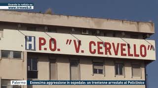 Palermo  Ennesima aggressione in ospedale un trentenne arrestato al Policlinico [upl. by Alemaj]