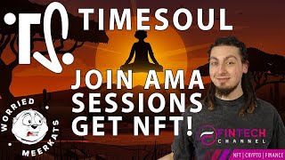 TIMESOUL  Live AMA Sessions  Get Your Worried Meerkats NFT  Crypto NFT Metaverse  Fintech [upl. by Aspa]