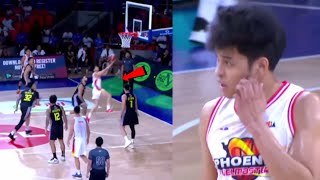 Ricci Rivero SHOCKS entire TNT players w filthy 200 IQ Hesitation Move [upl. by Anitteb]