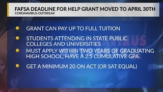 FAFSA deadline for HELP Grant is April 30 [upl. by Hobbie]