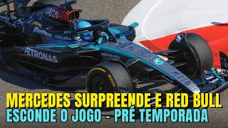 F1 2024  RUSSELL SURPREENDE E FAZ 2º TEMPO VERSTAPPEN ESCONDE O JOGO E LECLERC LIDERA  PRÉ TEMP [upl. by Ajax]