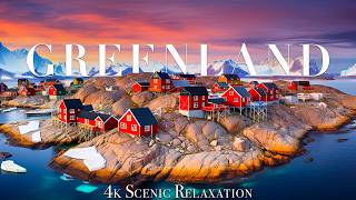 Greenland 4K Explore the Majestic Snow and Ice Beauty and Unspoiled Nature of Greenland Island [upl. by Eniaral]