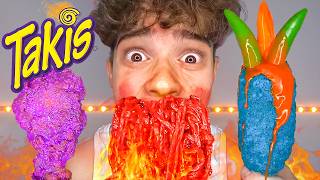 Extreme Spicy Color Food  ASMR [upl. by Nylrehs]