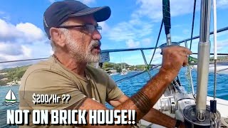 How to Fix a Seized Profurl Roller Furler How we did it DIY  Sailing Brick House 83 [upl. by Cony]