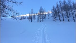 Skitour Gsenghöhe Berliner Kreuz 1620m  Tennengebirge [upl. by Dolphin]