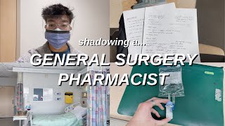 DAY IN THE LIFE of a GENERAL SURGERY PHARMACIST  what does a clinical hospital pharmacist do [upl. by Affra]