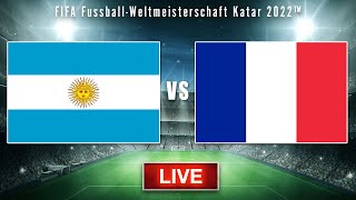 🔴ARGENTINIEN vs FRANKREICH  FIFA WM 2022  Live TALK [upl. by Yliah104]