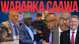 WARKA CAAWA Xogta Cusub Ee Heshiiska Soomaalida amp Canfarta Maraykan Oo La Hadlay Itoobiya amp Xogo [upl. by Nayek802]