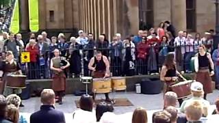 Edinburgh Fringe Festival  Scottish folk music performance [upl. by Airotkciv347]