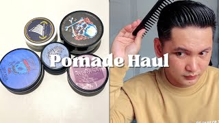 SHOPEE HAUL High Quality Pomades for Best Hairstyles [upl. by Faith]