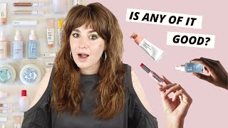 28 GLOSSIER REVIEWS IN 28 MINUTES [upl. by Eliak]