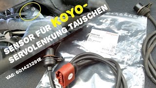 Lenkwinkelsensor  Lenkdrehratensensor Koyo tauschen VW Seat Skoda [upl. by Arriaes]