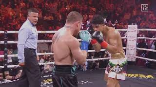 Canelo gets a huge Knockdown canelo caneloalvarez boxing jaimemunguia [upl. by Naples]