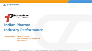 Pharmarack Presents PharmaTrac Industry Analysis  MAT  October 2023 [upl. by Trebmer]