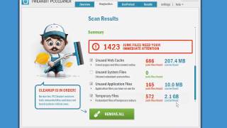 TweakBit PCCleaner video tutorial [upl. by Aicac]