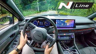 The New 2024 Hyundai Sonata N Line 25T FACELIFT POV Test Drive [upl. by Armmat728]