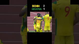 Bénin 2 Nigéria 1 coupedumonde 2026 [upl. by Suzetta909]