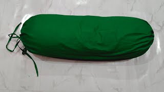 কোল বালিশের কভার কাটিং ও সেলাইpillow cover cutting and stitchingside pillow cover [upl. by Yerga]