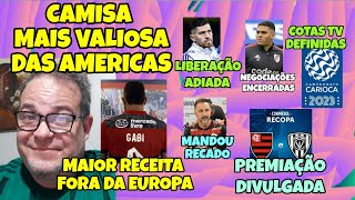 FLAMENGO TEM CAMISA MAIS VALIOSA DA AMERICA MAIOR RECEITA FORA EUROPA V PEREIRA RECADO RECOPA [upl. by Moscow]