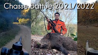 CHASSE BATTUE 20212022 Compilation tirs sur Sangliers Chevreuil Renard [upl. by Tremann]