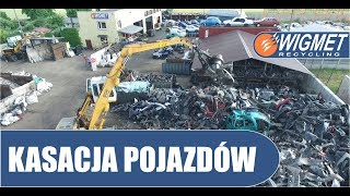 ZŁOMOWANIE POJAZDÓW  WIGMET Skup aut i kasacja [upl. by Sucramrej282]