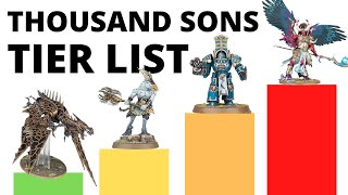 Thousand Sons Unit Tier List in 10th Edition Warhammer 40K  Best and Worst Index Datasheets [upl. by Aztinad712]