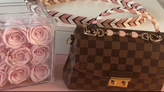 WIMB  Louis Vuitton Croisette  Damier Ebene [upl. by Nehtanhoj]