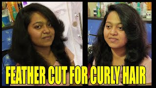 Feather cut for curly hair [upl. by Indyc]