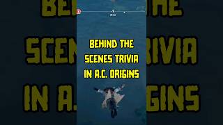 BEHIND THE SCENES TRIVIA IN ASSASSINS CREED ORIGINS gamersanonymous assassincreedorigins [upl. by Daffodil94]