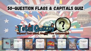 50 Flags amp Capitals That Will Test Your Knowledge 🌎 How Well Will You Do quiz trivia geography [upl. by Inaoj100]