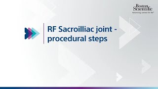 Sacroiliac Joint RF procedure animation [upl. by Llehsam925]